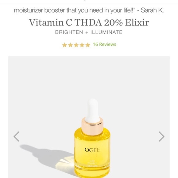 OGEE Vitamin C THDA 20% Elixir 15ml New Unused Boxed - Picture 9 of 9